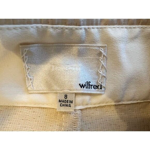 Wilfred Le Fou High Rise Partiment Shorts in Beige NWT Size 8 - Picture 3 of 10